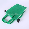 Best Seller Non Woven Grab Bag Grocery Shopping Cart Trolley Tote Bag For Supermarket, Promotion